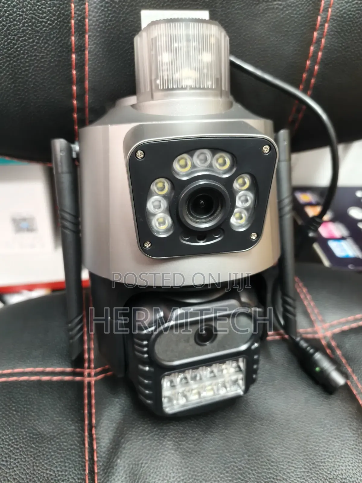 Electric Powered PTZ Dual Lens 4g Model Has Ethernet Cable