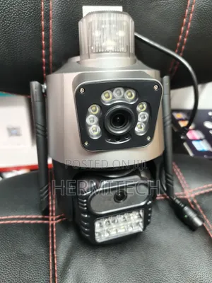 Electric Powered PTZ Dual Lens 4g Model Has Ethernet Cable