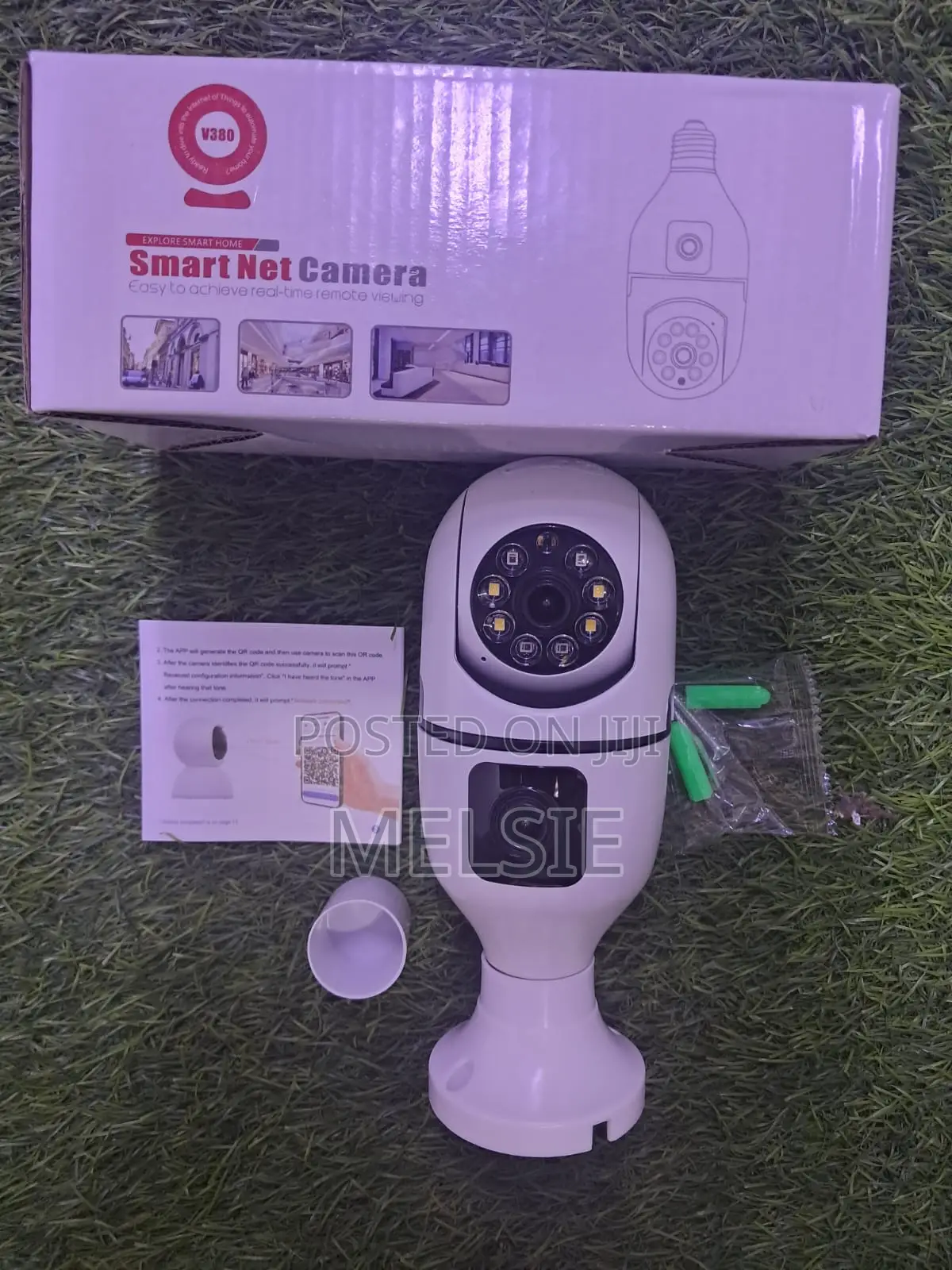 Indoor Wireless 360° Panoramic Security Bulb Camera Wifi Enabled