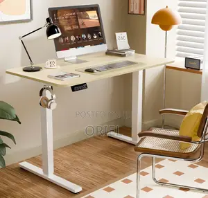 Office Desk : 200cm Height Adjustable Electric Office Computer Desk