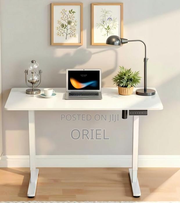 Office Desk : 200cm Height Adjustable Electric Office Computer Desk - thumbnail 4