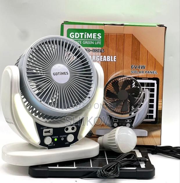 Rechargeable Fan - main view
