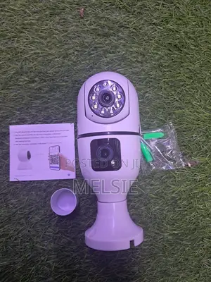 360° Smart Surveillance Bulb Camera With App Control Night Vision