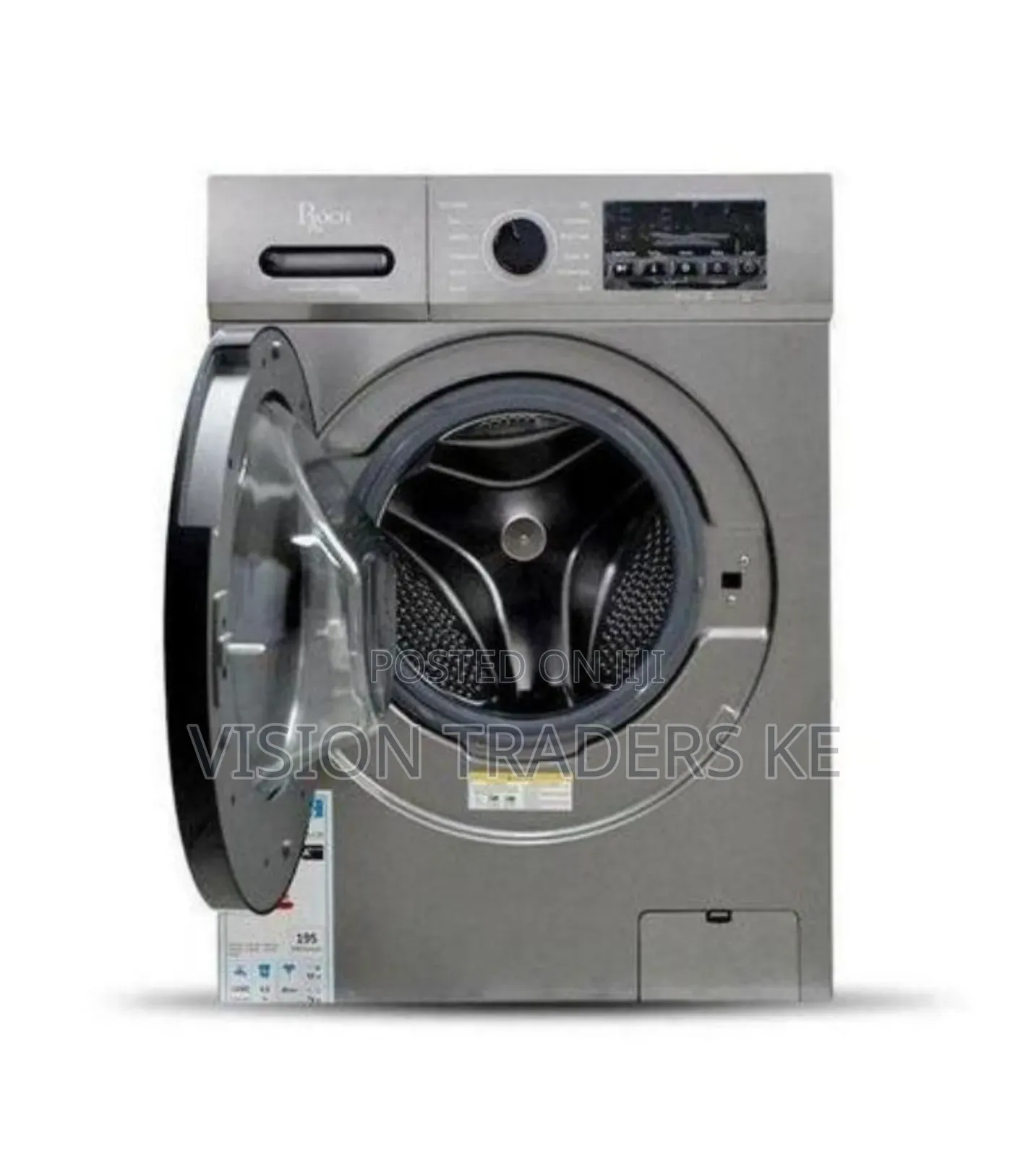 Roch RWM-12fl-B(Gy) 12kg Wash and Spin Front Load Washing Machine