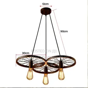 3way Wheel Pendant Light