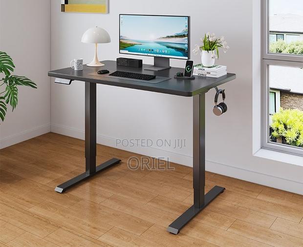 Office Desk : 200cm Height Adjustable Electric Office Computer Desk - thumbnail 16
