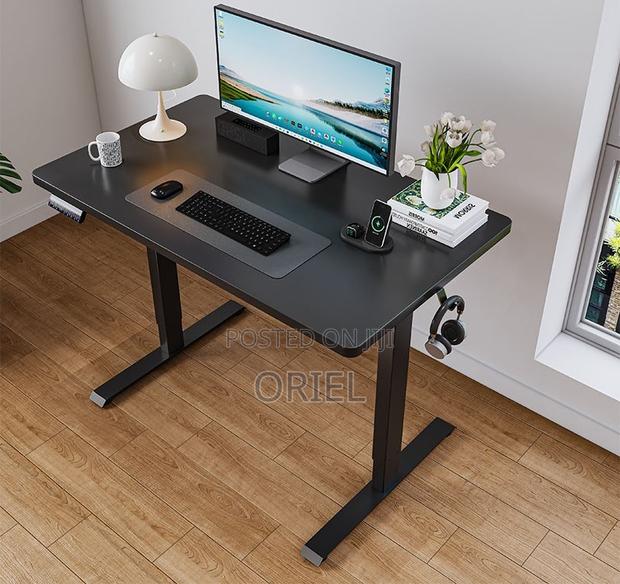 Office Desk : 200cm Height Adjustable Electric Office Computer Desk - thumbnail 17