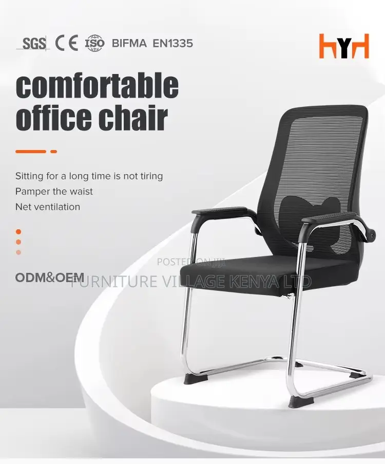 Ergonomic Modern Mesh Guest Office Seat