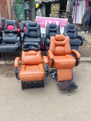 Leather Barber Seats