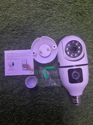 Full Hd Wifi Bulb Camera 360° Home Office Security Solution