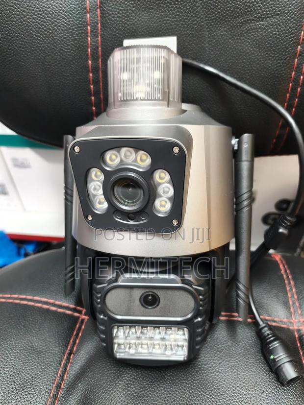 Dual Screen 2-Screens PTZ CCTV 4g With Ethernet Cable Electric Model