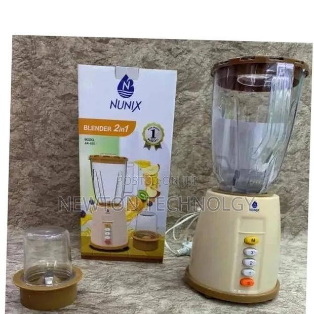 Nunix Ak-100 - 2 in 1 Blender With Grinding Machine - 1.5l (1yr Wrty)