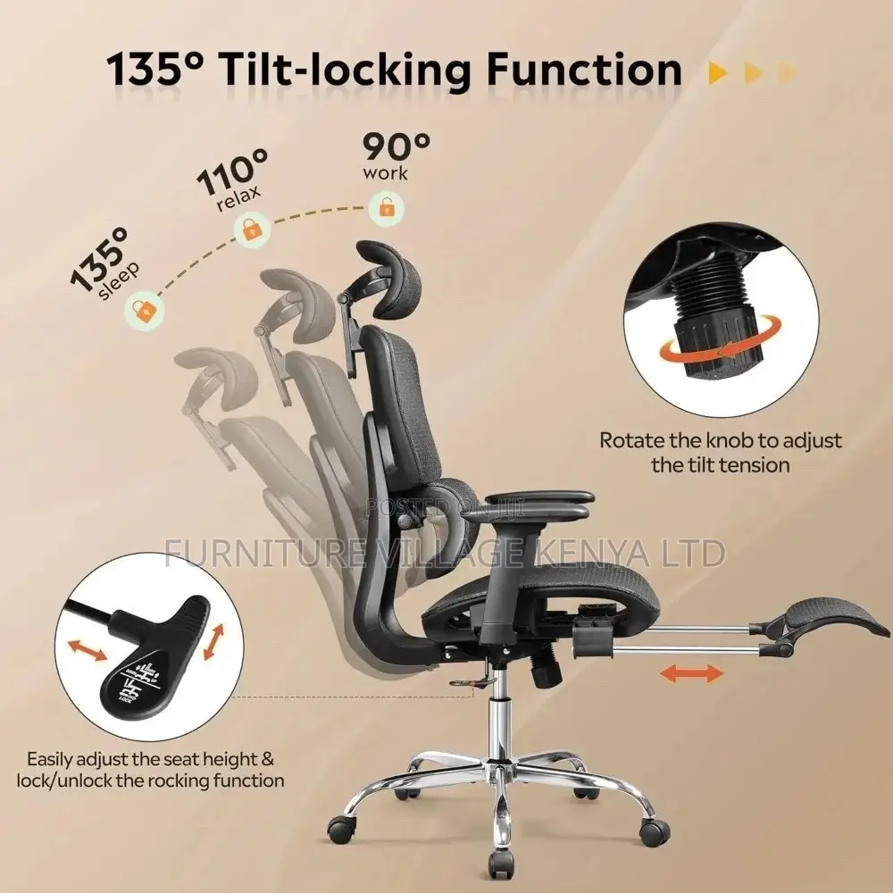Orthopedic Full Mesh Ergonomic High-Back Chair