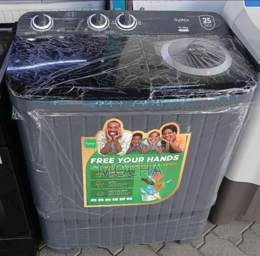 Syinix Twin Tub Washing Machine 10kg