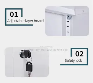 Office Two-Door Administrative Storage Cabinet