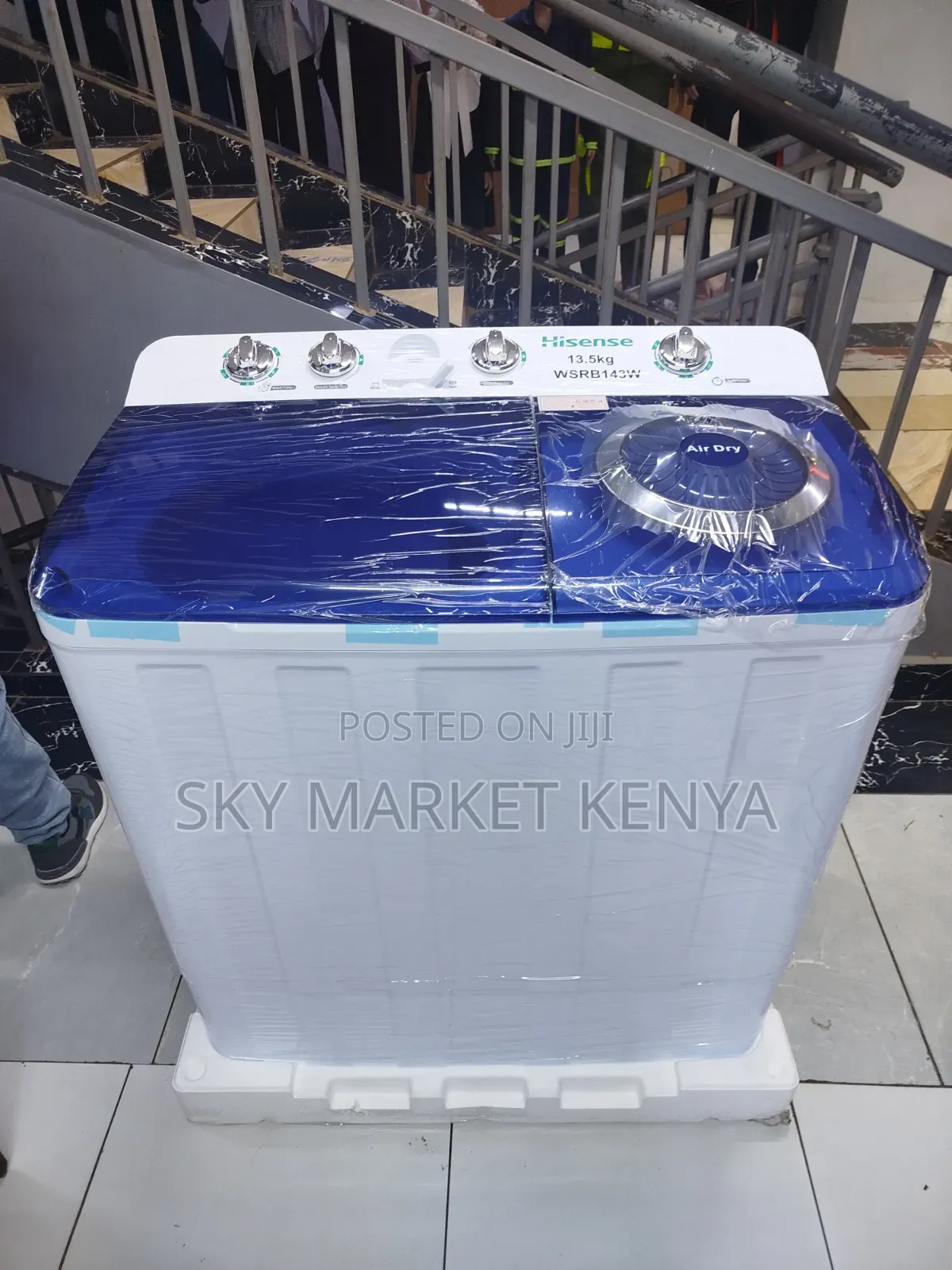 Hisense Washing Machine 13.5 Kg Twin Tub Semi Automatic