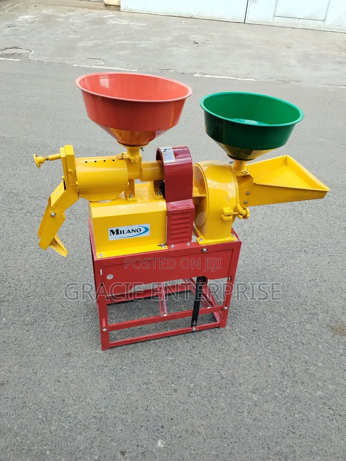 Combined Rice and Disc Mill/ Maize Miller