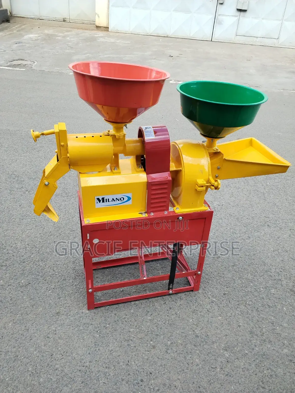 Combined Rice and Disc Mill/ Maize Miller