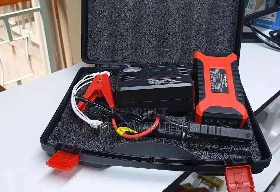 Car Jump Starter Multi Purpose Design With Air Compressor Pump