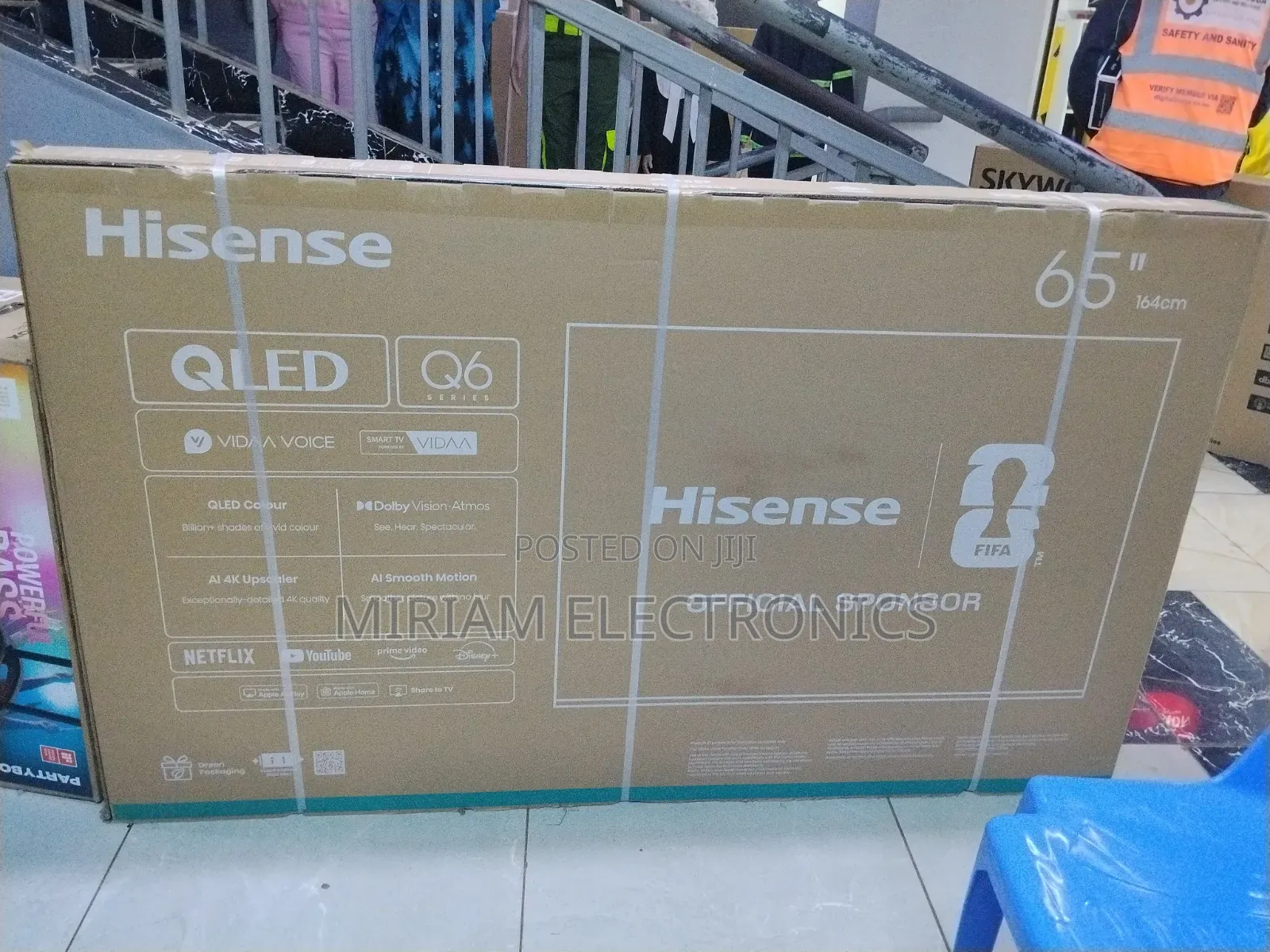 Hisense 65′′ 65q6q Qled Smart Vidaa Tv
