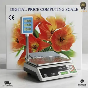 Acs-40 Digital Price Computing Scale 30kg Rechargeable Commercial