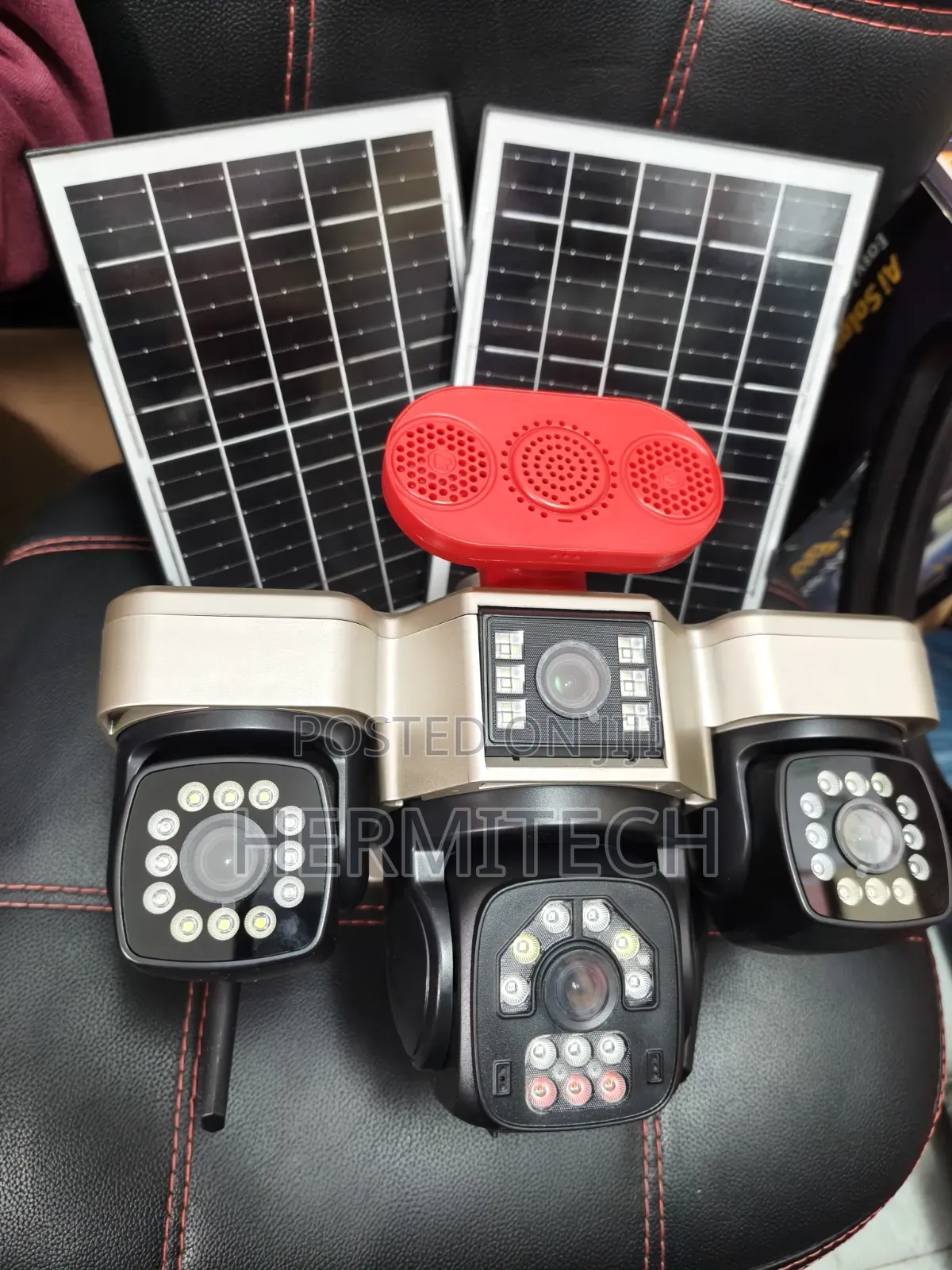 4lens Quad Lens New Model 4g Smart Solar Powered CCTV Camera