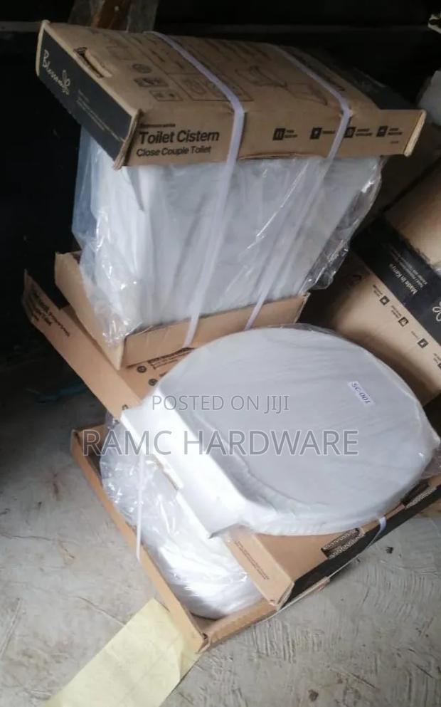 Close Couple Toilet and Seat Cover