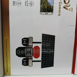4lens Quad Lens New Model 4g Smart Solar Powered CCTV Camera