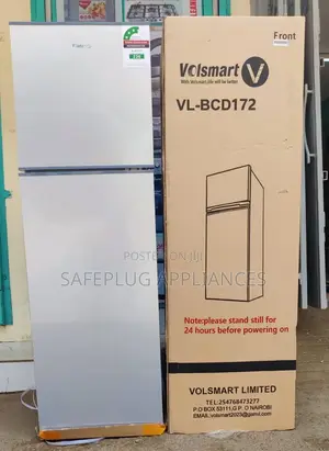 Volsmart 172l Double Door Fridge – Energy Saving Top Freezer