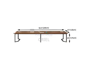 Office Table : Office 2400cm Boardroom Meeting Table