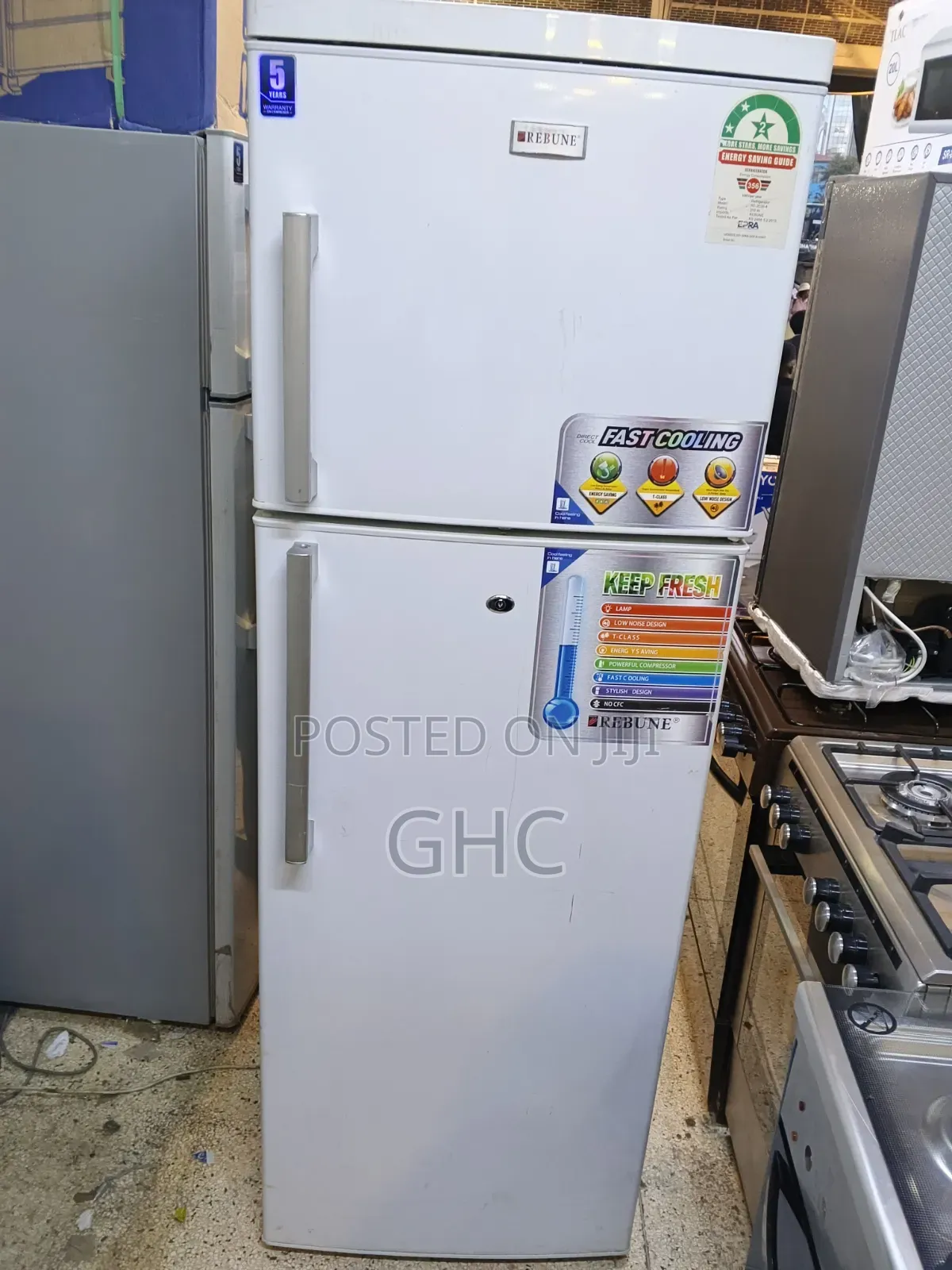 Rebune Double Door Fridge