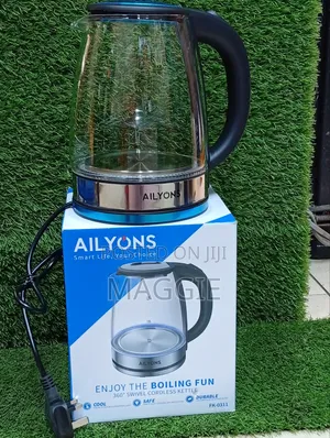 Ailyon Glass Swivel Cordless Kettle Fk-0311