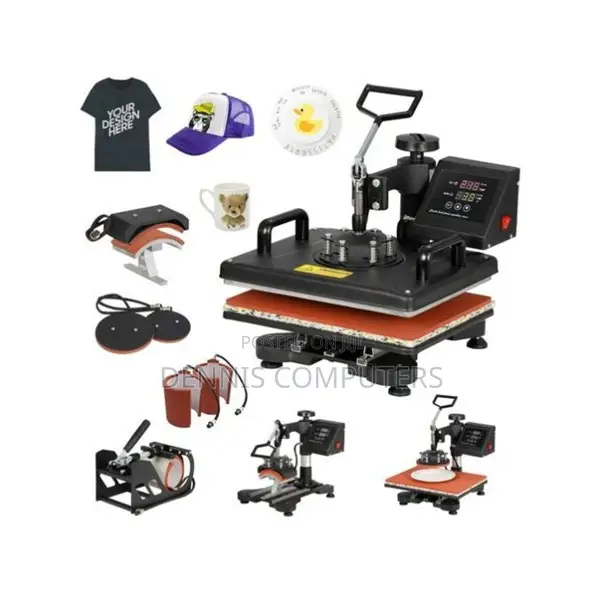 8in1 T-Shirt Printing Machine Heat Press Machine 12"X15" Shi