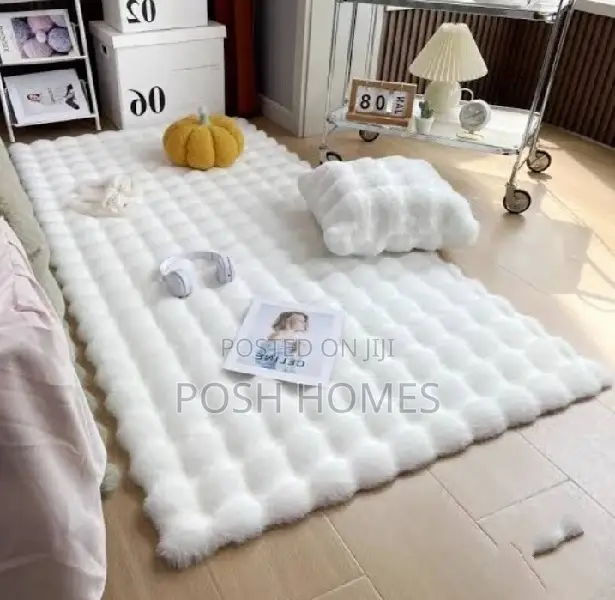 Soft Bedside Mats Fax Fur