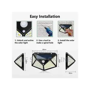 Solar Light 100 Led Wall Lights