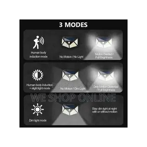 Solar Light 100 Led Wall Lights