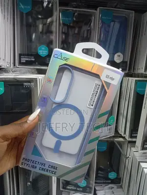 Samsung Galaxy S25 Edge Built-in Magnetic Ring Protective Case