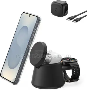 Belkin Ultracharge 3-in-1 Wireless Charging Qi2.2 25w With 45w Adapter