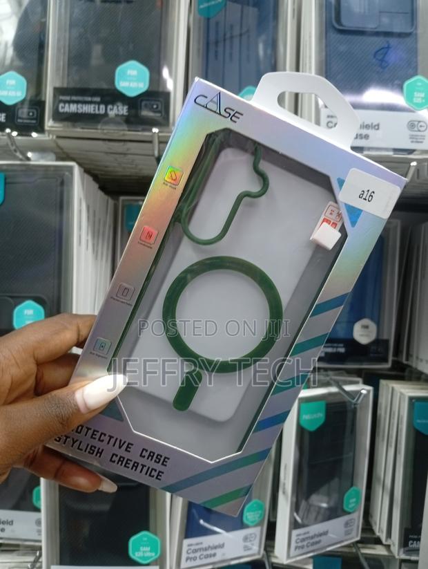 Samsung Galaxy A16 Built-in Magnetic Ring Protective Phone Case - thumbnail 2