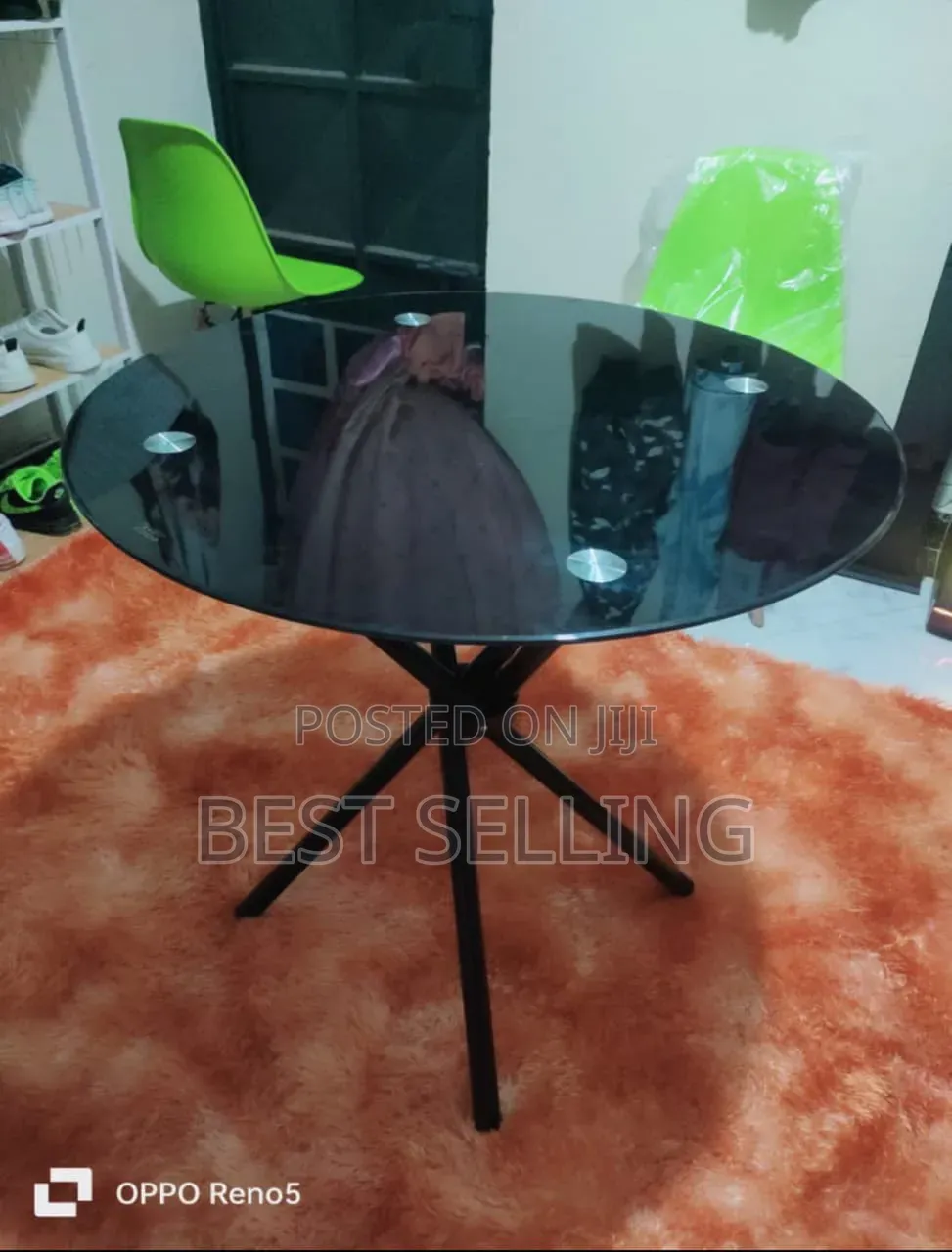 Black C-88 Round Table