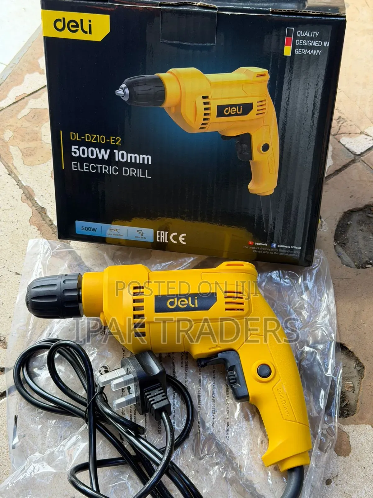 Deli Dl-Dz10-E2 500w Electric Drill.