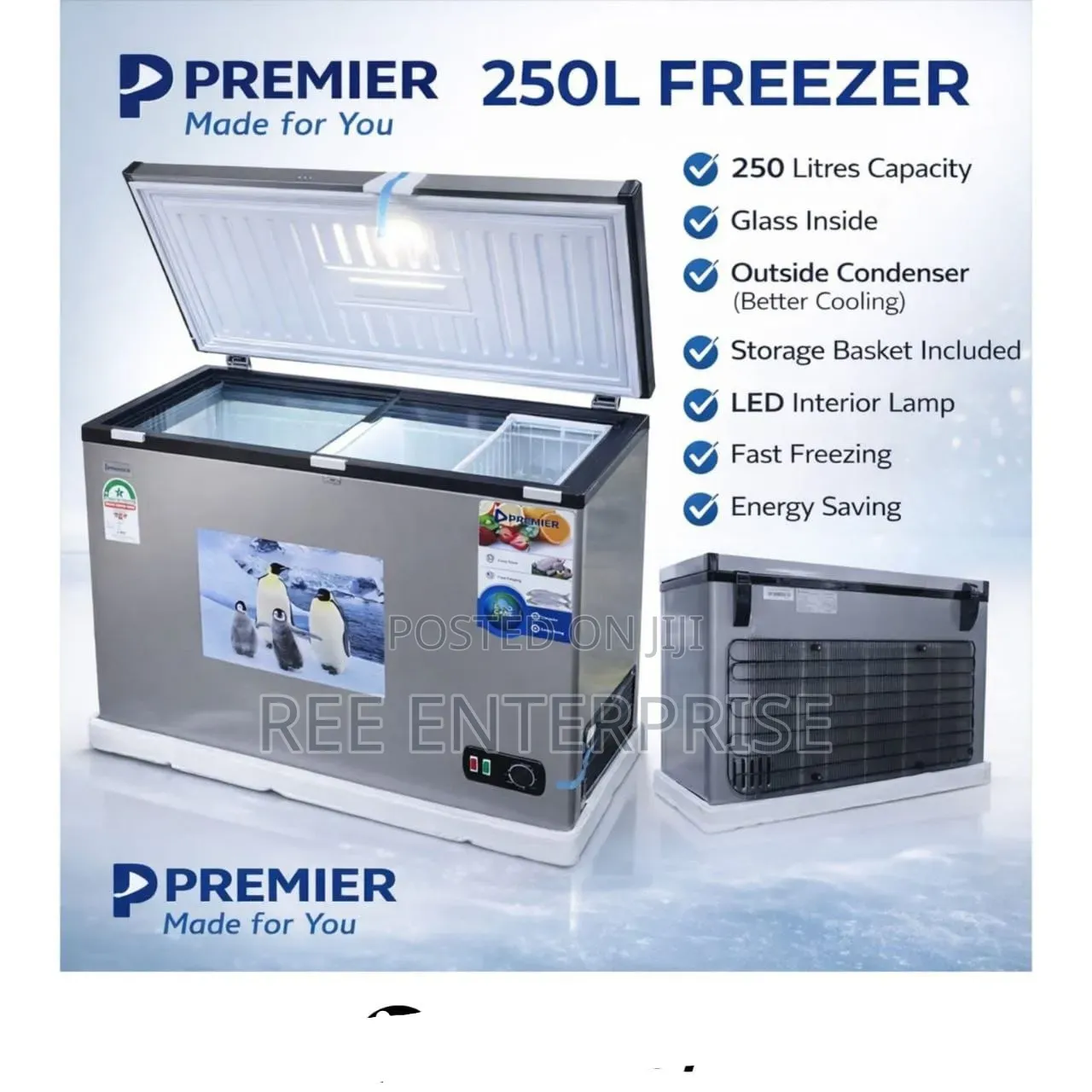 Premier 250l **Deep Freezer