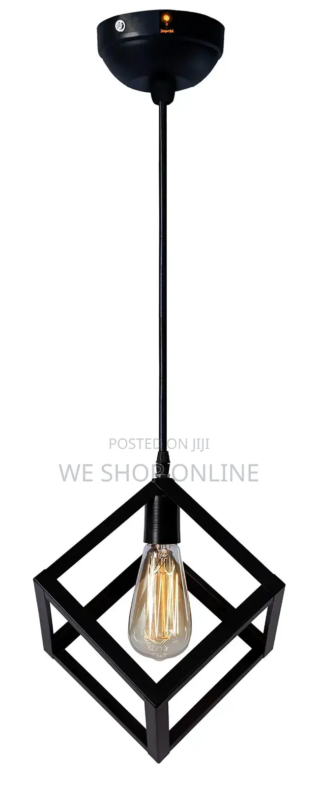 Geometric Cube Pendant Light