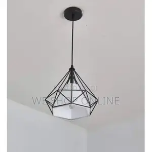 Metal Cage Pendant Light