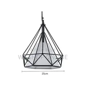 Metal Cage Pendant Light
