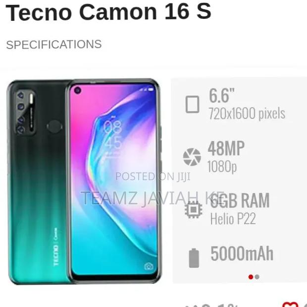 Tecno Camon 16S 128 GB Black - thumbnail 2