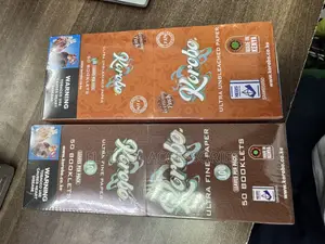 Korobo Brown Regular, Queen Size, 11/4 Rolling Paper- 100 Leaves 50 Bk
