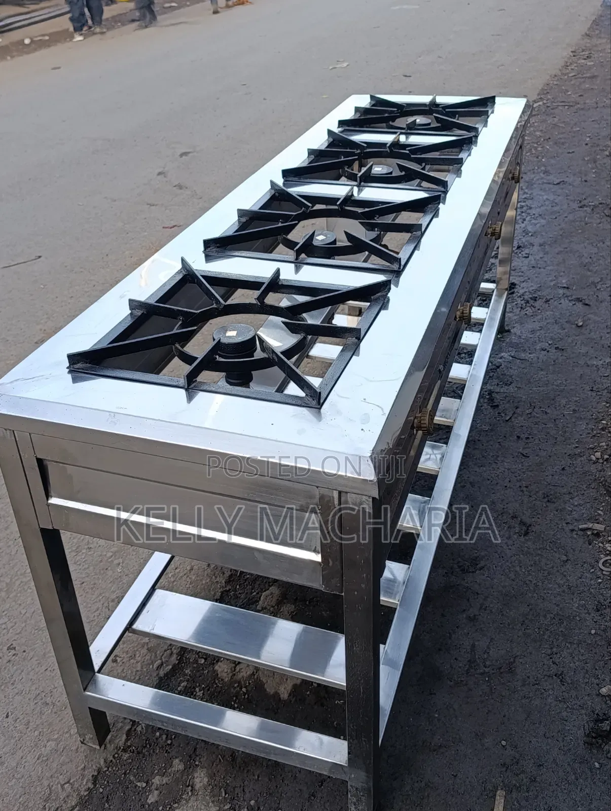 Cookers Four Burner Stainless Steel