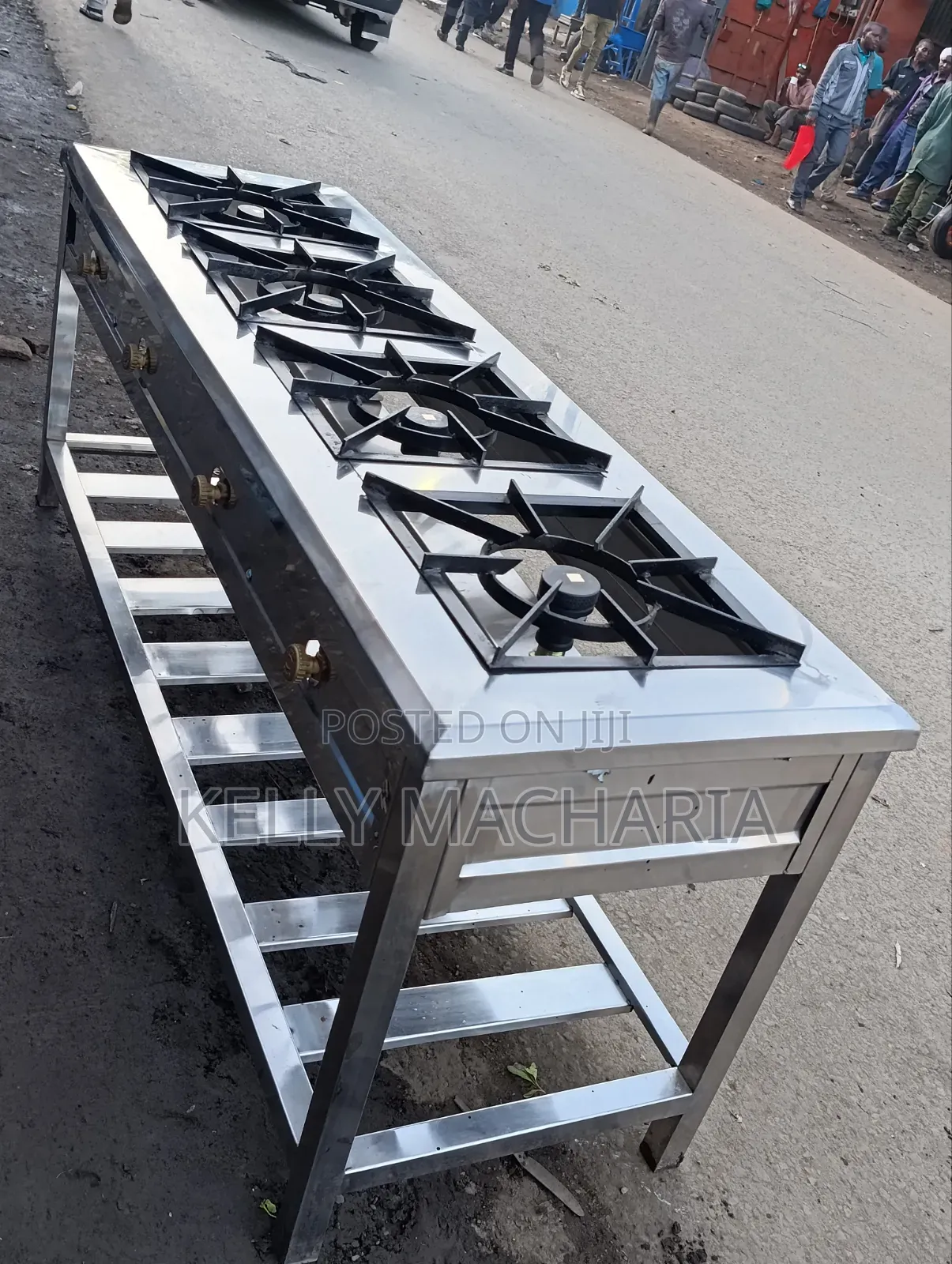 Cookers Four Burner Stainless Steel