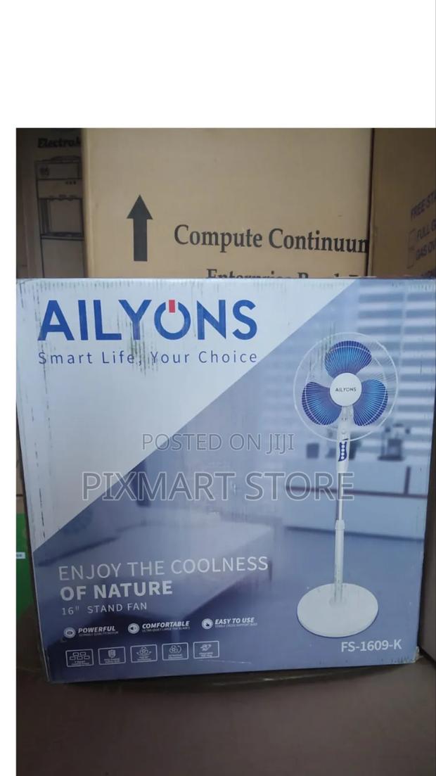 Ailyons 16” Adjustable Standing Fan – Powerful Quiet Cooling